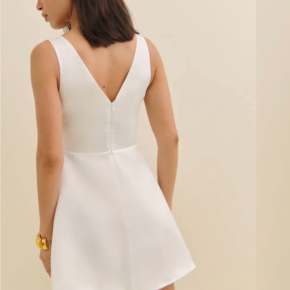 Reformation White Mini Dress - Picture 2 of 3